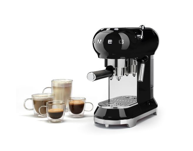 Espresso coffee machine smeg negro - ECF01BLUS