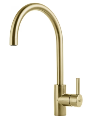 Grifo mezclador dorado Mythos - Eos neo swivel gold