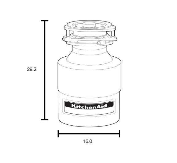 TRITURADOR DE ALIMENTOS DE 1/2 HPS Velocidad de 1,725 RPMs. Sistema MultiGrind que tritura la comida por dos Etapas, para brindarte más libertad de triturar una amplia variedad de alimentos. Tecnología SoundSeal que reduce el sonido un 40% comparado a un triturador estándar. Sistema de alimentación continua que opera con un switch eléctrico. Resistente a la corrosión. Anillo triturador de acero inoxidable. Voltaje 110v.