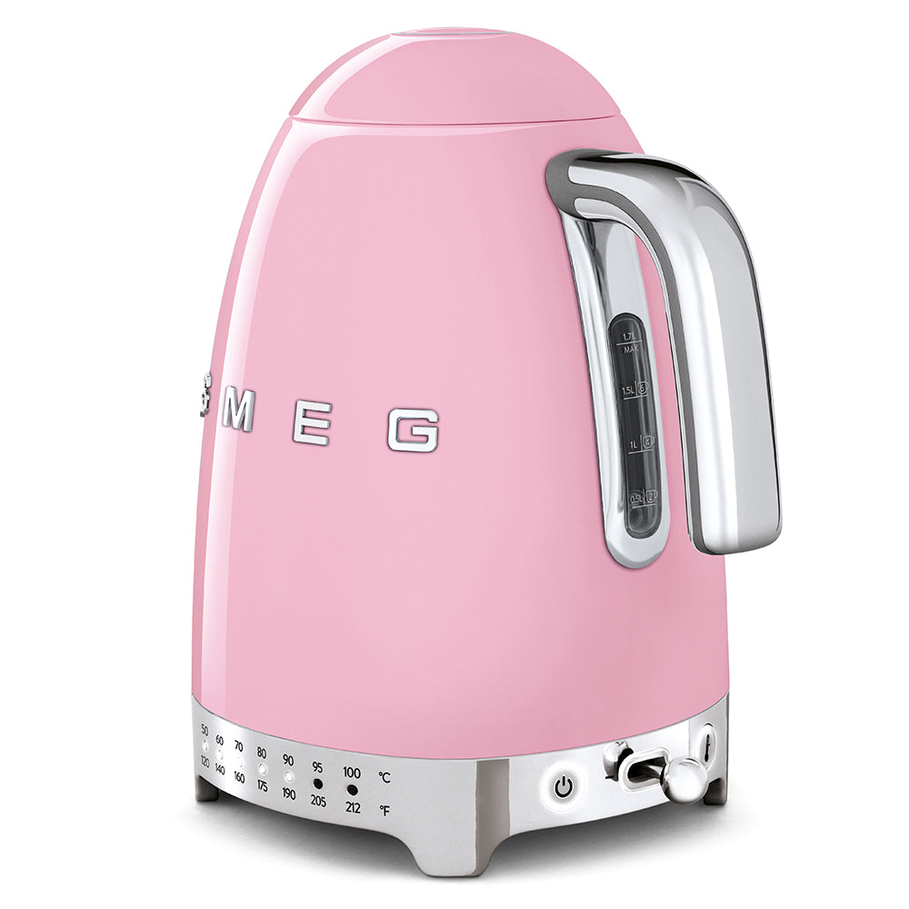 Variable temperature kettles smeg rosado - KLF04PKUS