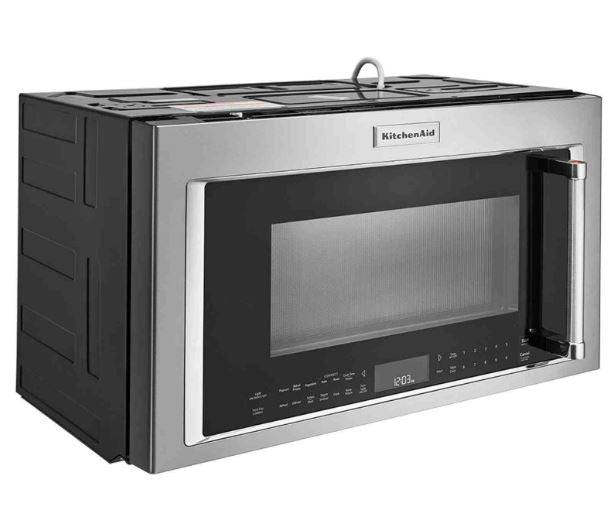 MICROONDAS CAMPANA DE 76CM ACERO INOX Horno Interior y exterior de acero inoxidable. Sistema de cocción por convección. Control de temperatura sensible al tacto ( touch controls ) con función de bloqueo. Opción de horneo y rostizado por convección. Función con sensor Cooking con programas preestablecidos en cantidad, peso y humedad liberada. Opción de cocción al vapor. Función mantener caliente. Función de derretir y ablandar alimentos.