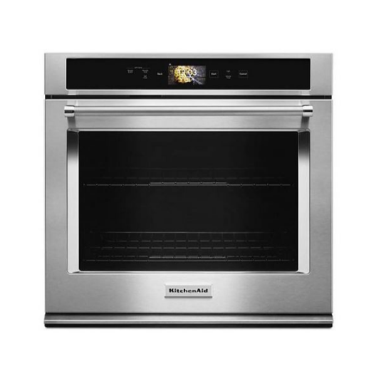 HORNO SMART OVEN DE 76 CM ACERO INOX ELECTRICO Horno de convección verdadero Even-Heat. Proporciona un calentamiento constante y una cocción uniforme en todas las parrillas con un diseño único en forma de corbatín y un ventilador de convección que ayuda a garantizar una cocción más uniforme. Diseño inspirado profesionalmente. Combina una audaz combinación de estilo inspirado profesionalmente con toques elegantes para el hogar.