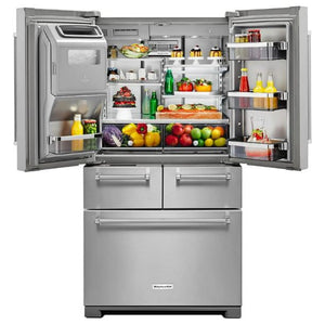 NEVECON FRENCH DOOR 91CM DE ANCHO ACERO INOX Capacidad de 730 Lts acero negro, 5 puertas. Explorar nuevos sabores y recetas que llenen tus días de placer será más fácil gracias a Preserva® Food Care Sistema, un sistema pensado para extender más allá de lo imaginable la preservación de tus alimentos, manteniendo la mejor calidad, sus cualidades de sabor y nutrientes trabajando del lado de una alimentación saludable.