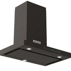 CAMPANA DE PARED 76CM ACERO NEGRO Superficie de acero inoxidable. Capacidad de extracción de 65.000 BTU. Motor de 600 CFM. Opción de apagado automático después de 10” de extracción. 3 velocidades automáticas. Ventilación perimetral. Pantalla LCD con indicador de velocidad 2 luces LED / 1 luz halógena. Filtro lavable en lavavajillas. Extractora convertible a recirculadora no incluye el kit.