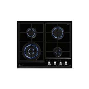 Placa Cristal Gas Negro 60 CM - GZC 64320 XBB  Voltaje: 110 V Requiere polo a tierra: Si Frecuencia: 60 Hz Clasificación energética: C Niveles de potencia: 9 Quemadores: Marca Sabaf Quemador doble corona: Si Quemador rápido: Si Quemador semi rápido: Si Quemador auxiliar: Si Bloqueo de seguridad: Si Vidrio biselado: si, en la parte frontal Exactflame: Si