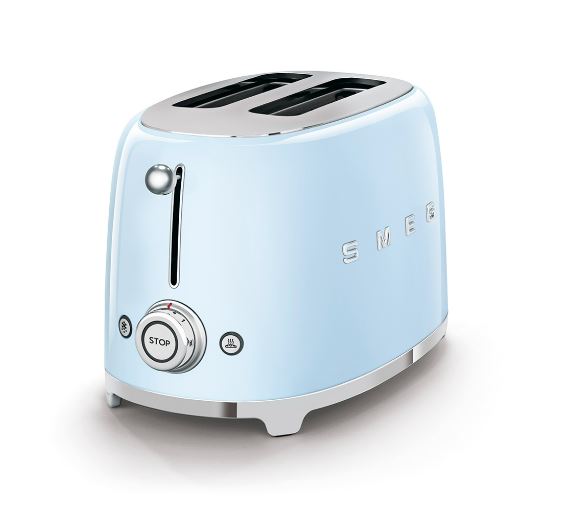 Toaster retro-style smeg azul pastel - TSF01PBUS