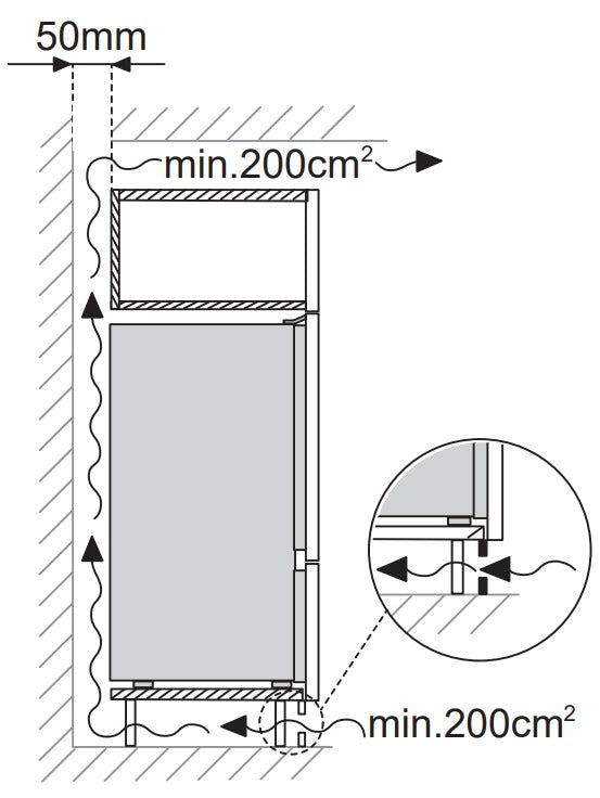 Refrigerador combinado panelable; FRANKE FCB 320 TNF CO -1180675433