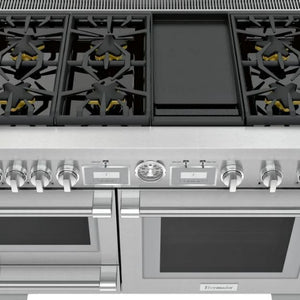 48" Six burner with Griddle Pro Grand Steam DF Range